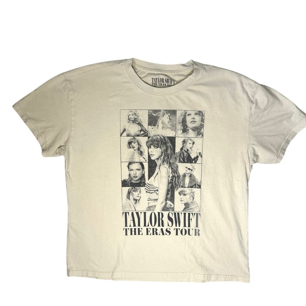 Taylor Swift The Eras Tour T Shirt Official Merch Womens Adult XL Cream Ivory